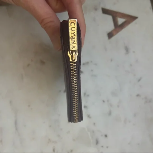 Cuyana Burgundy small leather good - Picture 4 of 7